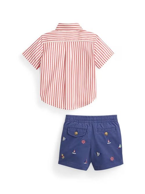 Completo camicia RALPH LAUREN | 320B21361001ROSSO BLU